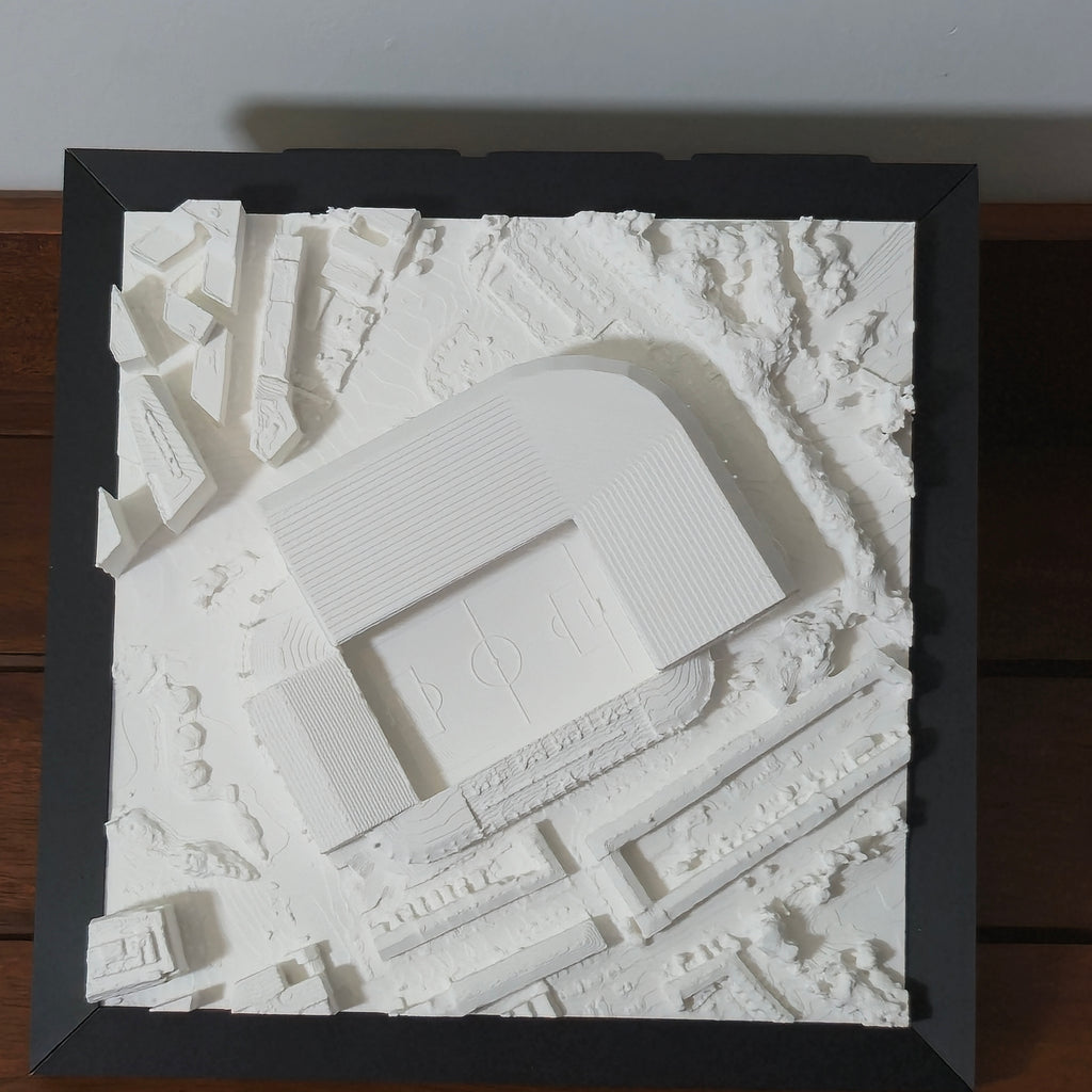 Newcastle United St James' Park 3D Stadium Map | Framed Stadium Wall Art
