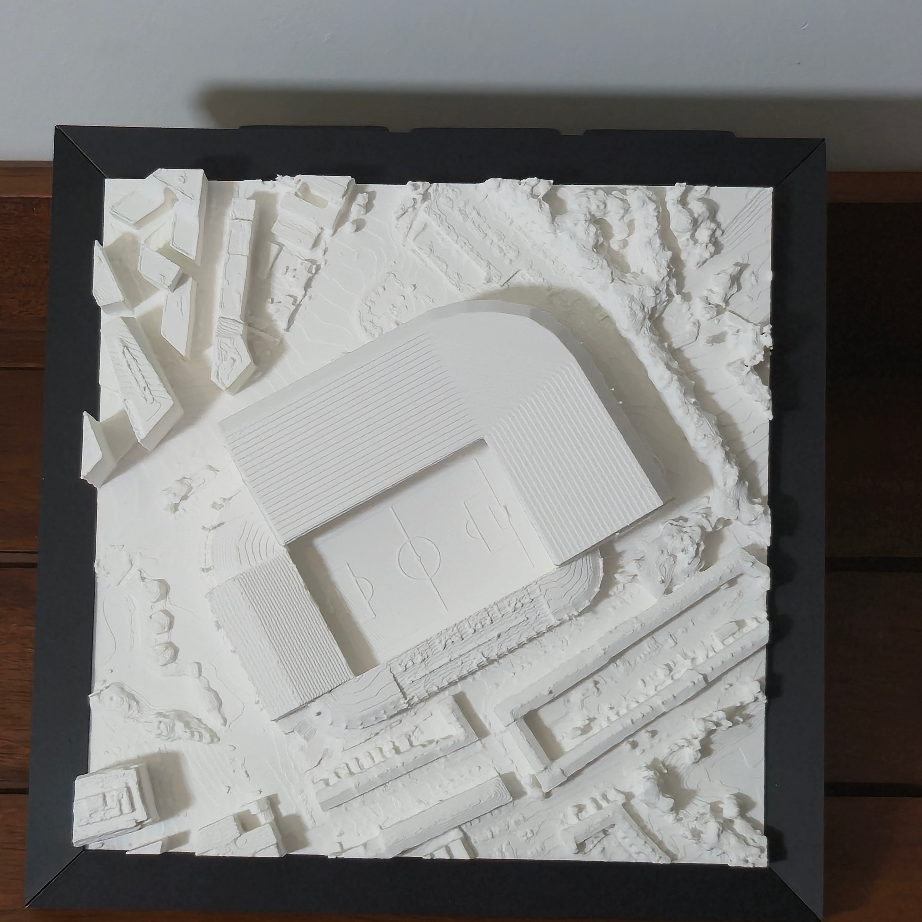 Newcastle United St James' Park 3D Stadium Map | Framed Stadium Wall Art