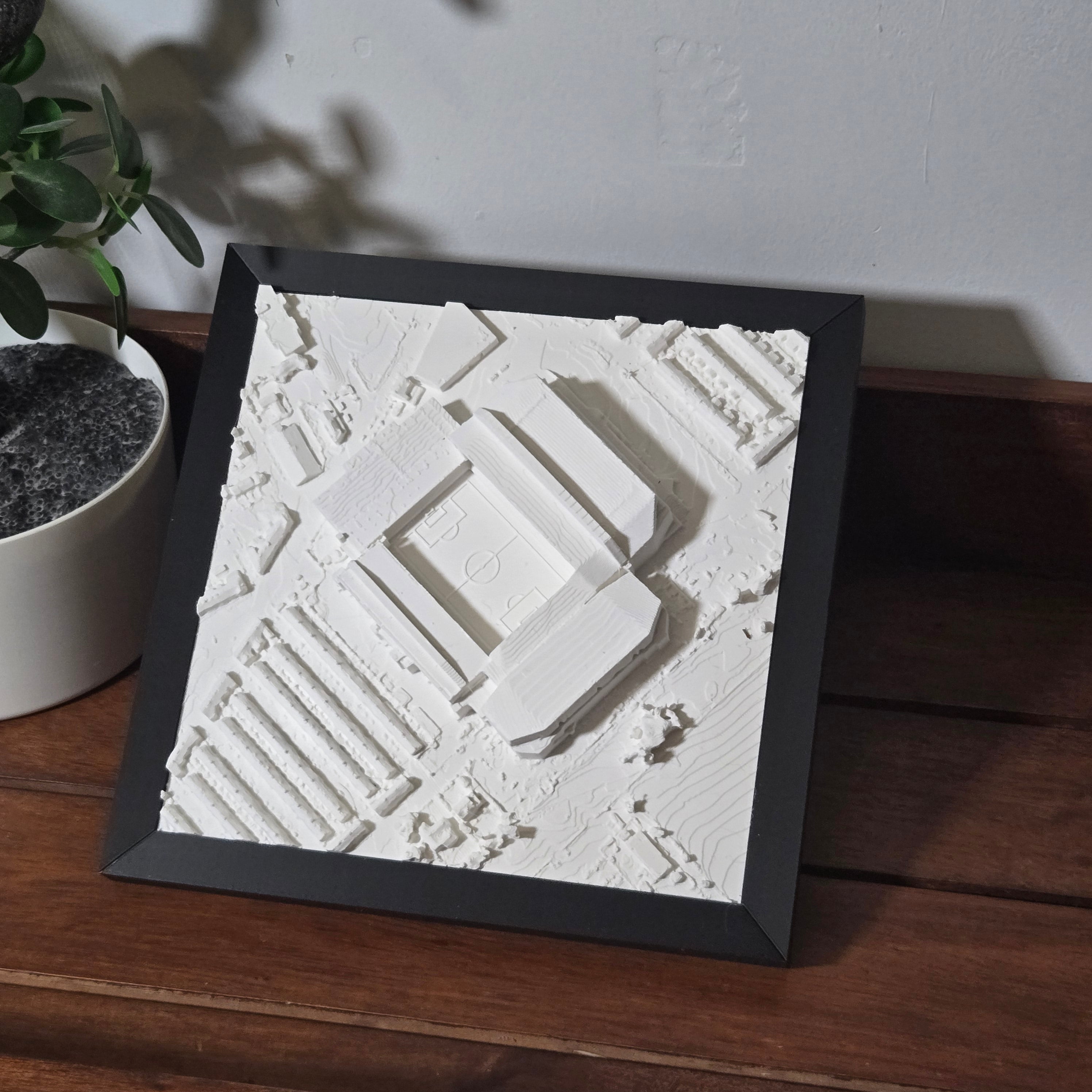 Liverpool Anfield 3D Stadium Map | Framed Stadium Wall Art