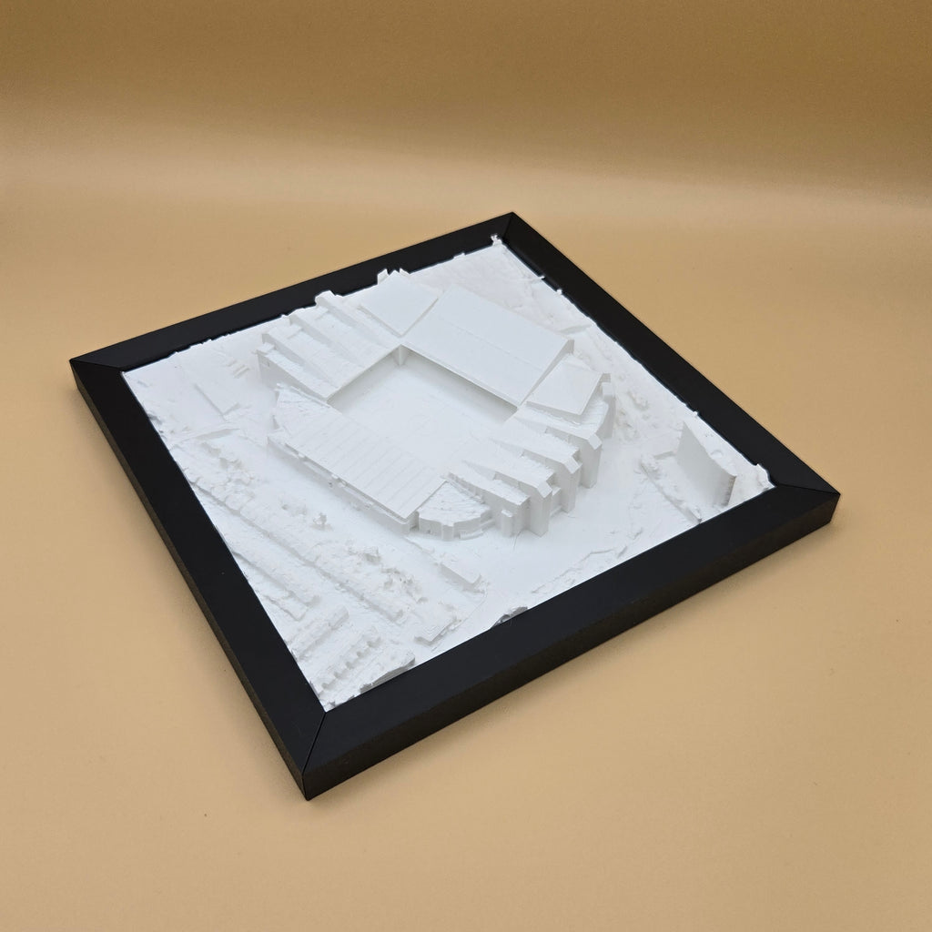 Manchester United Old Trafford 3D Stadium Map | Framed Stadium Wall Art