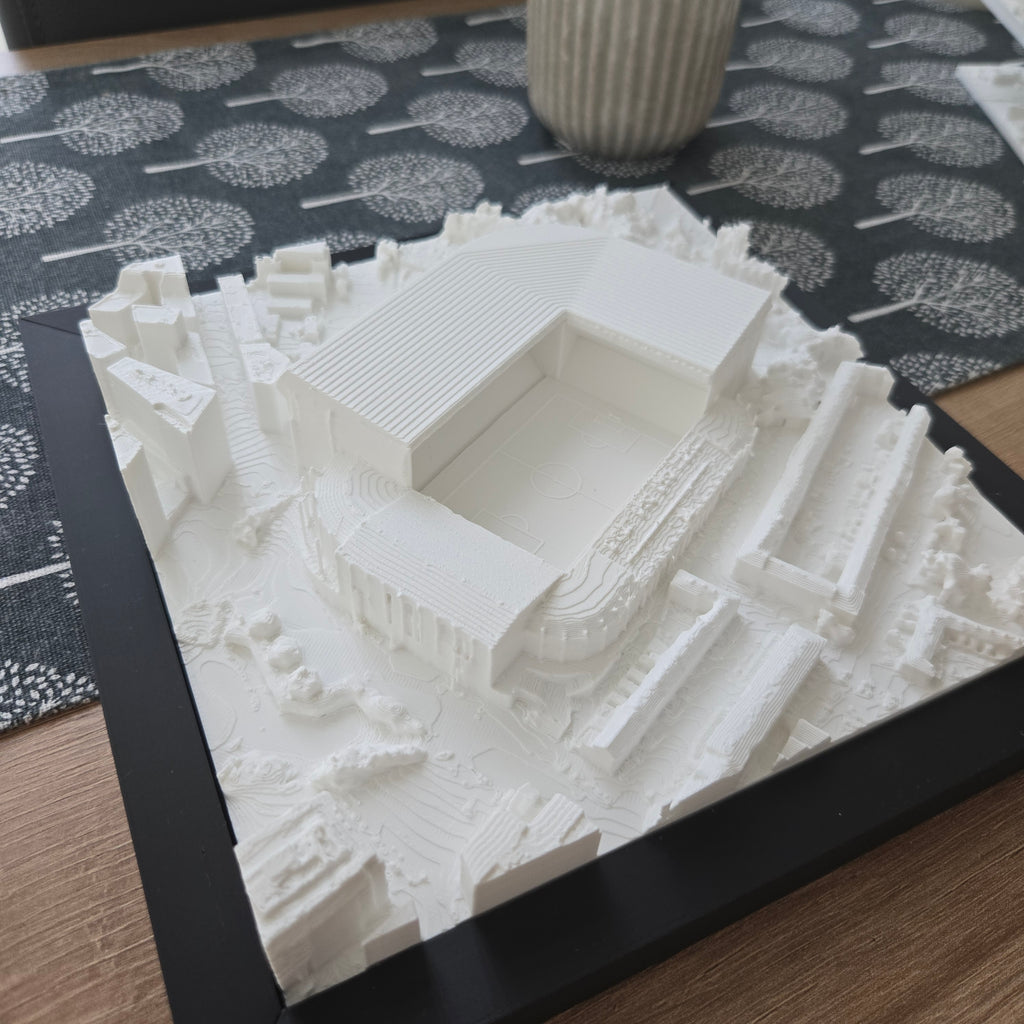 Newcastle United St James' Park 3D Stadium Map | Framed Stadium Wall Art