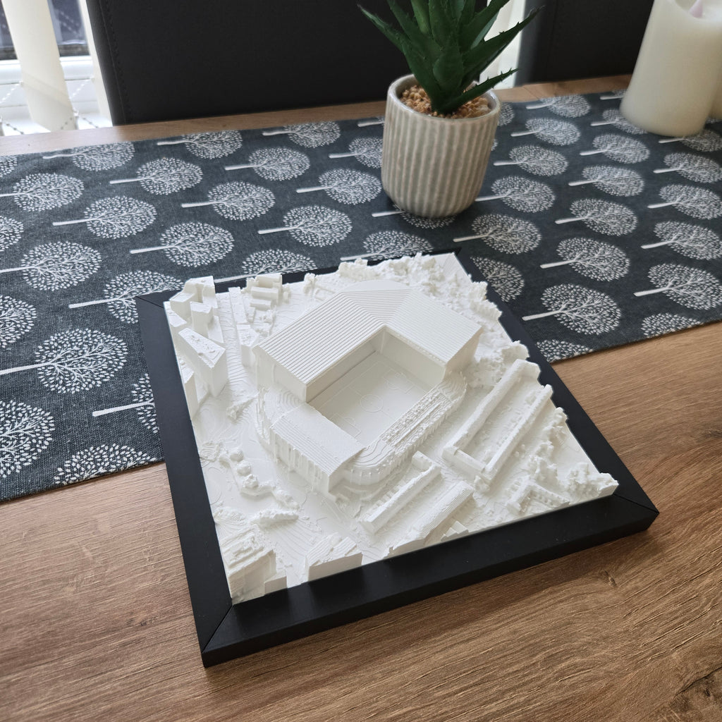 Newcastle United St James' Park 3D Stadium Map | Framed Stadium Wall Art