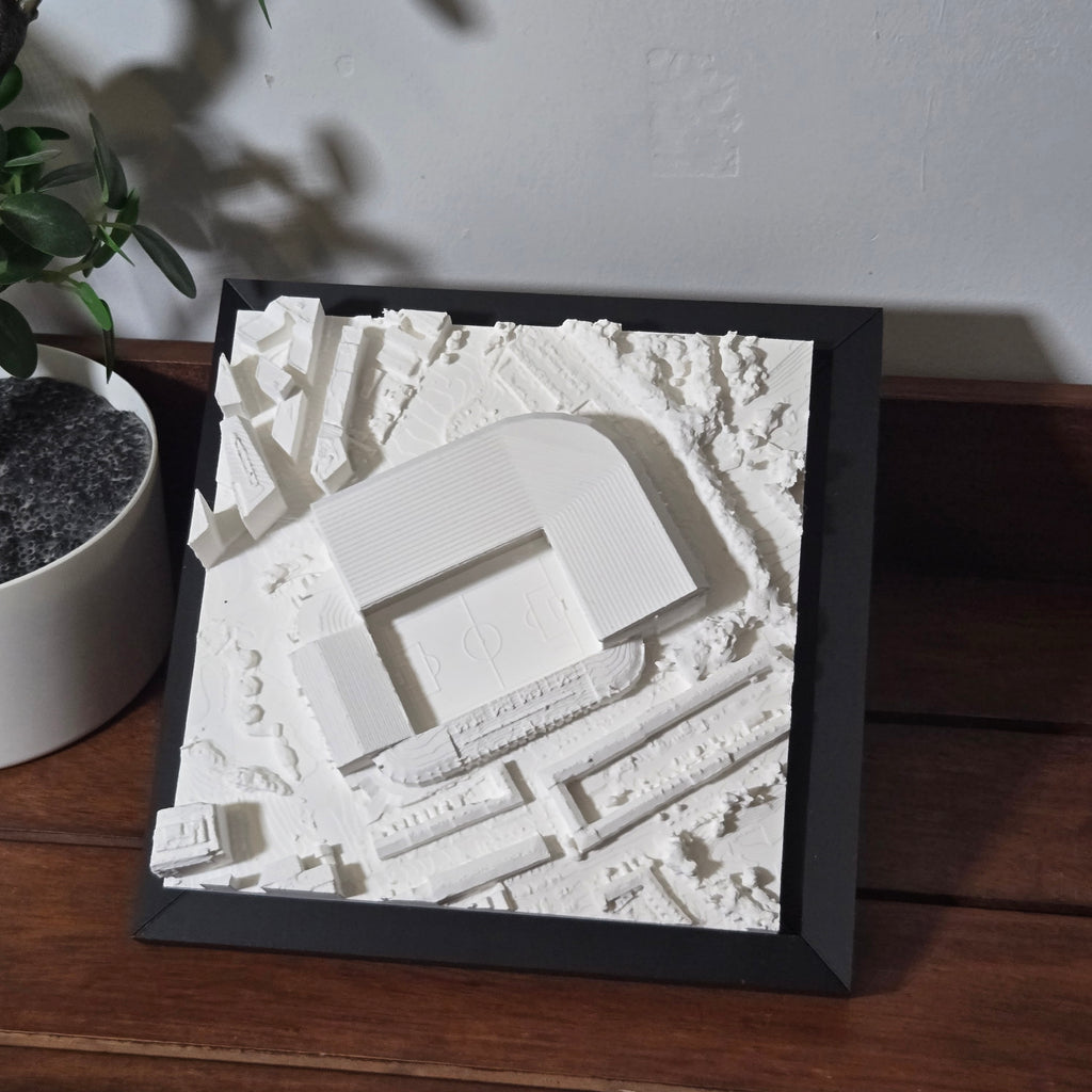 Newcastle United St James' Park 3D Stadium Map | Framed Stadium Wall Art