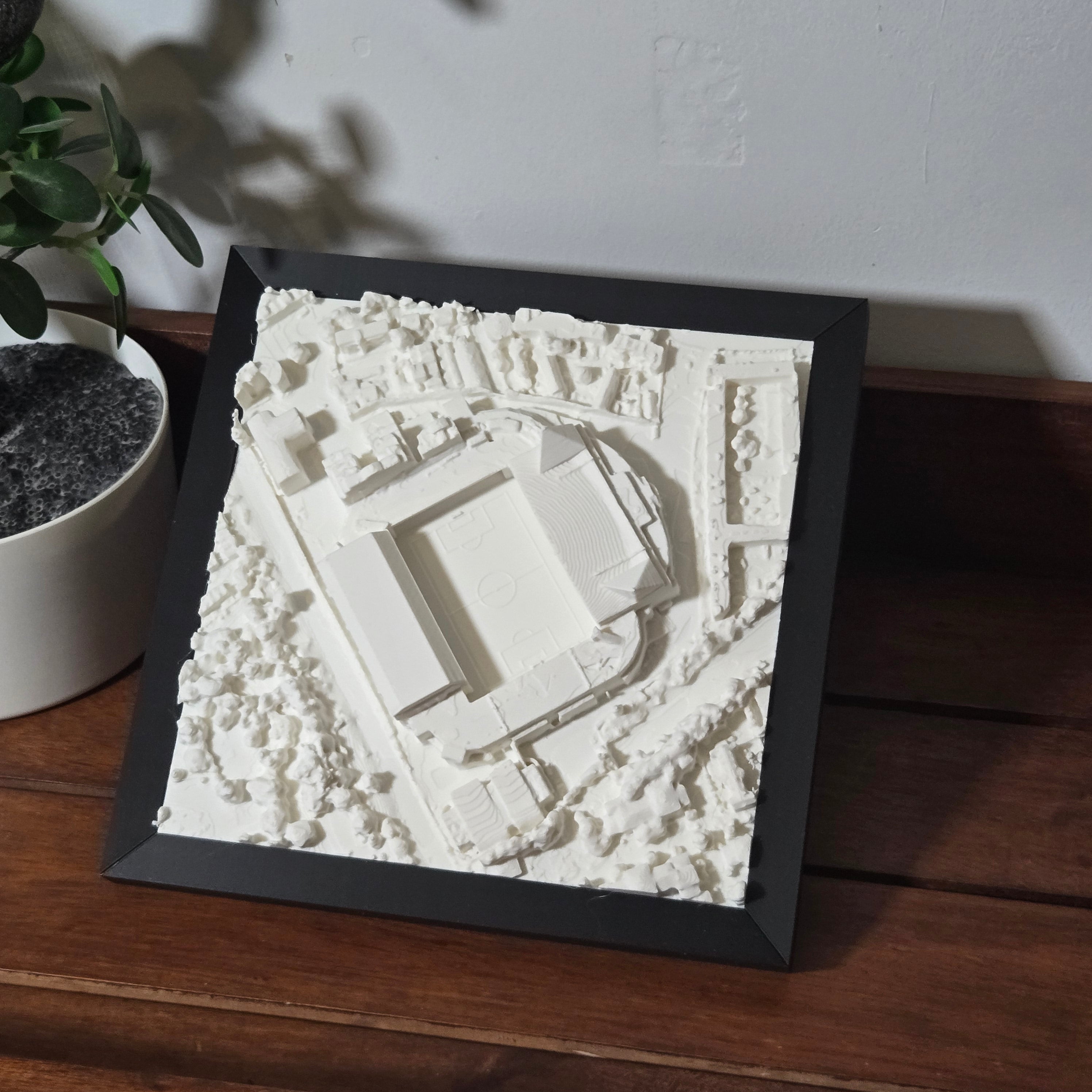 Chelsea Stamford Bridge 3D Stadium Map | Framed Stadium Wall Art