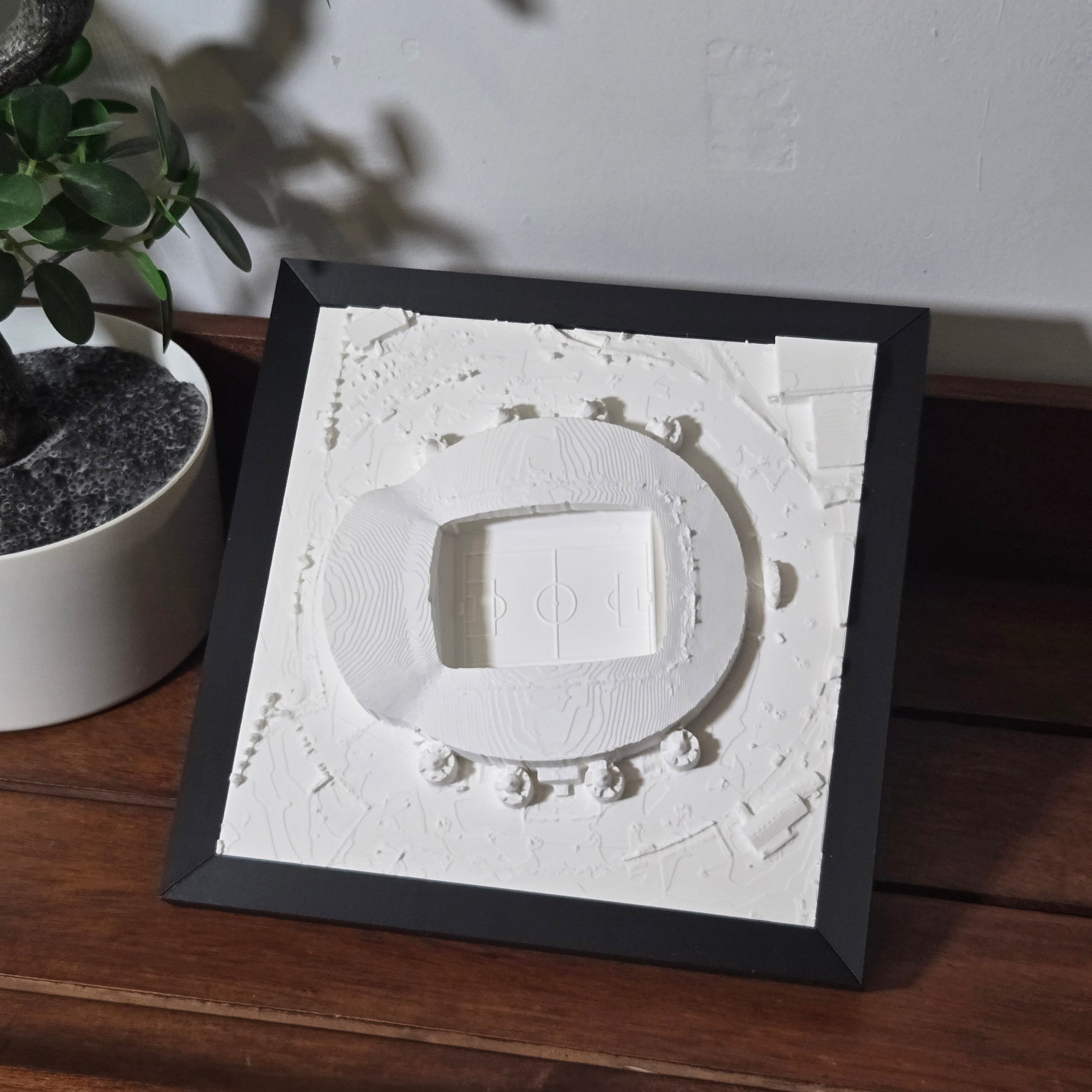 Manchester City The Etihad 3D Stadium Map | Framed Stadium Wall Art