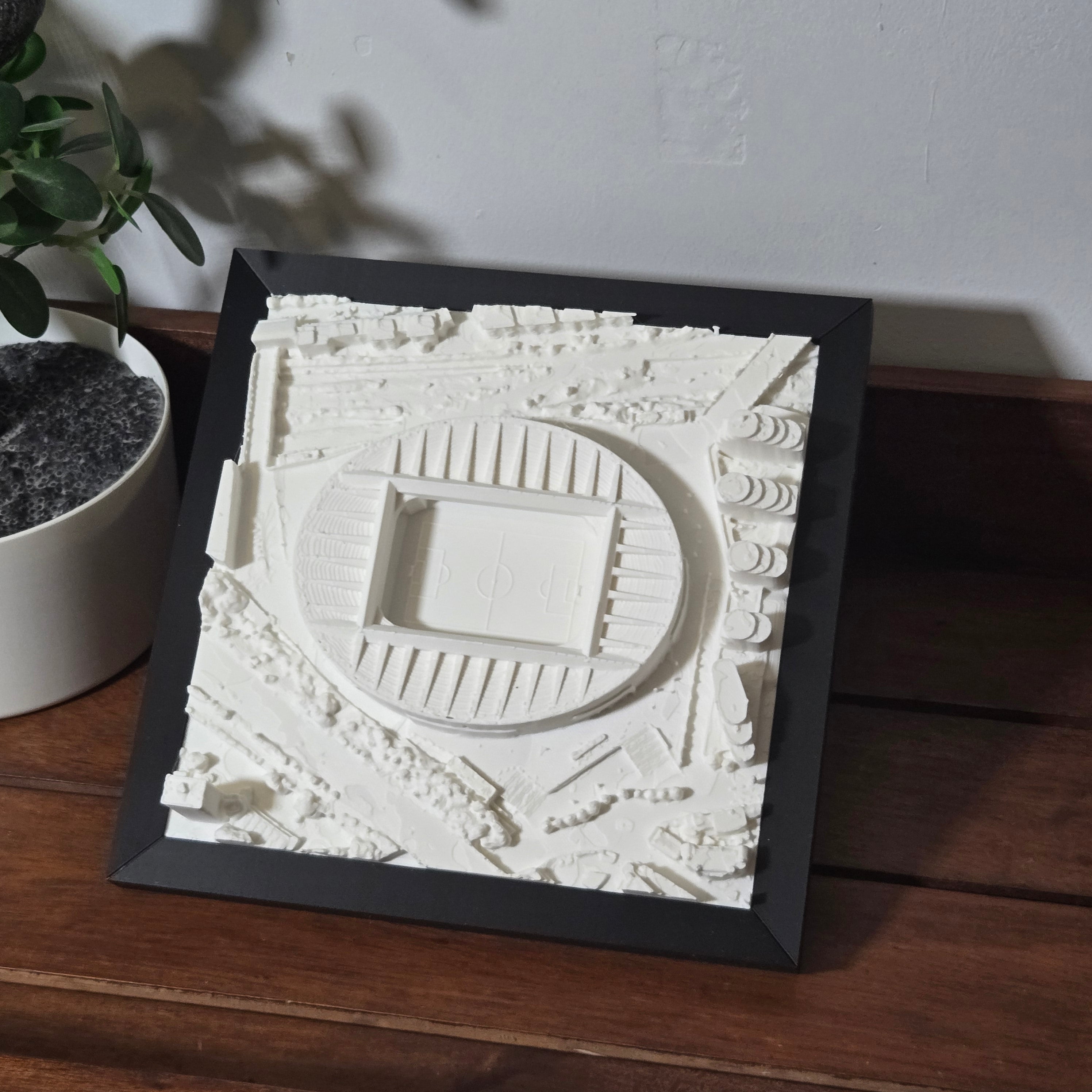 Arsenal The Emirates 3D Stadium Map | Framed Stadium Wall Art